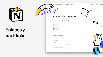 Aprende Notion. Enlaces y backlinks