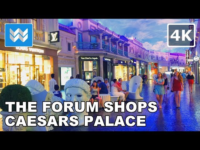 Entrance to the Caesars Forum Shops shopping mall Las Vegas Nevada