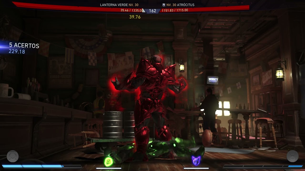Green Lantern vs Atrocitus Injustice 2 hard level
