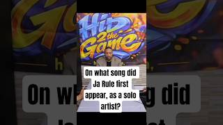 On what song did Ja Rule first appear, as a solo artist?