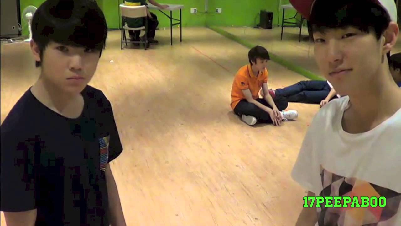 130727 seventeen tv soonyoung jihoon minggyu play with cam CUT