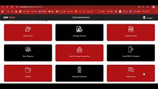 SMSes sent and  balance, payment records, mpesa payments on Rent Rahisi, the easy to use app screenshot 1