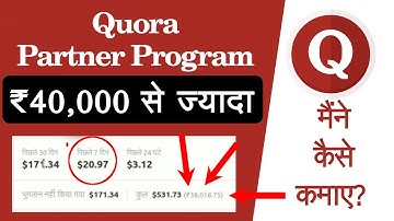 Quora Partner Program Earnings Proof  & Live Demo of Quora Space Earning Program 2020