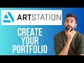 Artstation tutorial  how to use artstation to create your portfolio