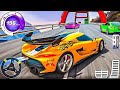Mega ramp madifide car stunt and racing game and driving drift car stunt android phone gameplay