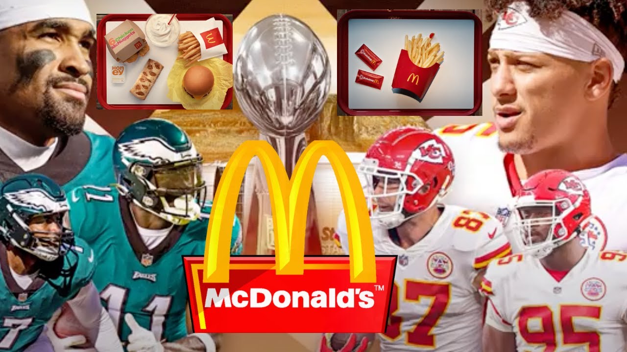 McDonald’s Super Bowl Commercial 2023 Orders of Players Fan Made