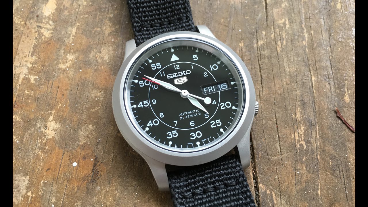 Seiko 5 $50 Mechanical Wristwatch: Full Nick Shabazz Review - YouTube