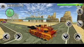Tank Robot War Game: Jet Robot Transform Battle  - Android Gameplay FullHD screenshot 2