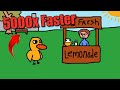 The Duck Song 2x, 4x, 8x Up To 5000x FASTER