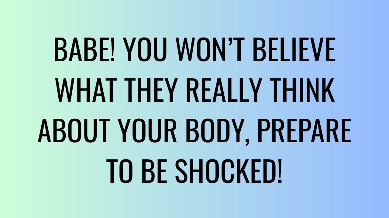 You'll be surprised to see their thoughts about your body... DM TO DF 🖤 Divine Masculine Energy