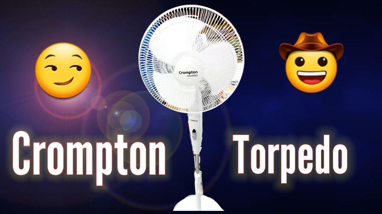 Crompton High Speed Torpedo KD White Colour 400mm Pedestal Fan