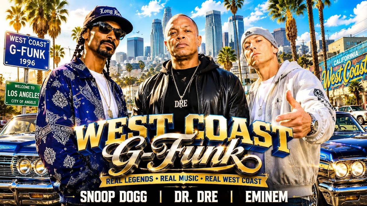 G-funk Style 90s 💥 Snoop dogg, 2Pac, Dr. Dre, Ice Cube, Biggie