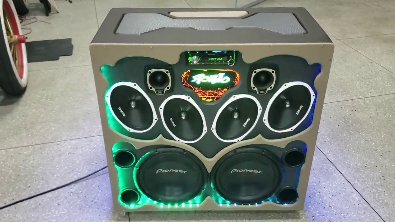 Protech Speakers - Caixa de Som Residencial - (Caixa Bob Esponja) -  Coaxiais Pioneer de 5” + Subwoofer Protech de 8” - vamos fazer um vídeo  depois e trazer maiores detalhes!