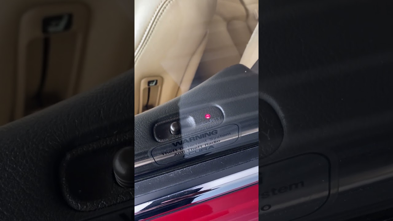 SECURITY ALARM LIGHT ACURA LEGEND COUPE 