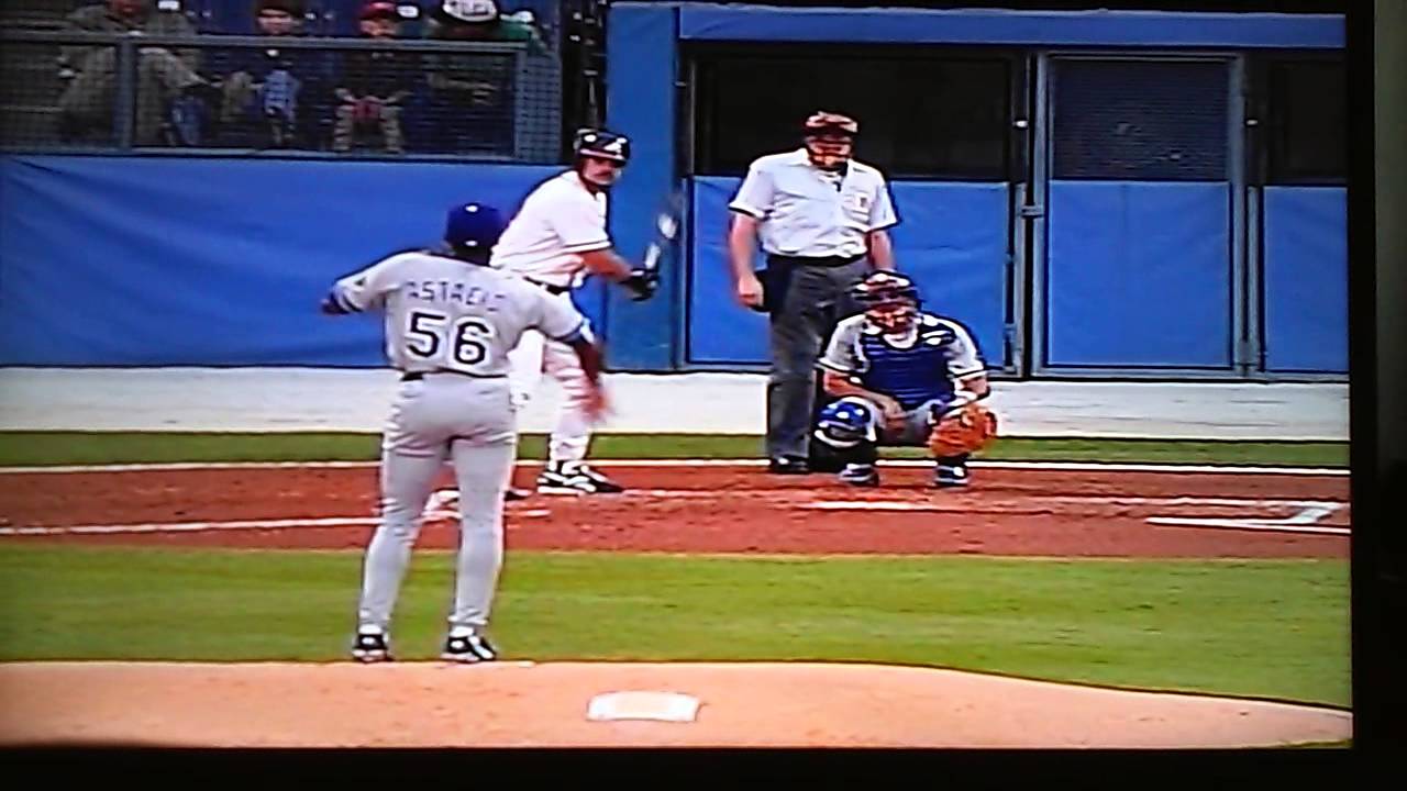 Ryan Klesko home run Dodgers Braves 1996 