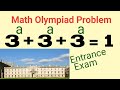 A Nice Math Olympiad Problem// Find The value of X//