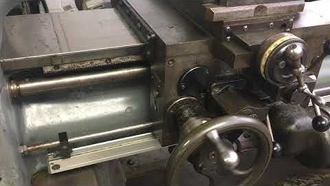 Hardinge HLV Lathe threading