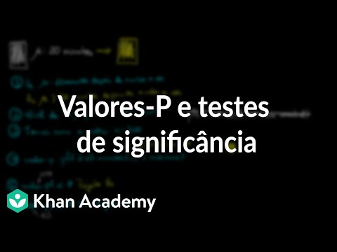 Vídeo: Significação estatística: definição, conceito, significância, equações de regressão e teste de hipóteses