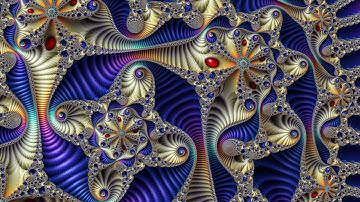 Mandelbrot Landscape fractal zoom #007 Reverse