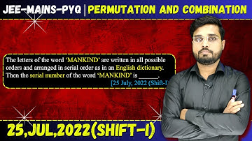 The letters of the word 