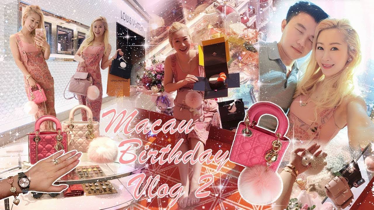 MACAU 30TH BIRTHDAY VLOG 2 ❤️🇲🇴 LUXURY SHOPPING 🛍 CHANEL, DIOR, LOUIS VUITTON, ROLEX AND MORE 👫❤️🛍