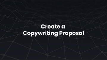 How to Create a Copywriting Proposal With Prospero
