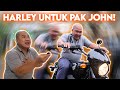 HADIAH ULANG TAHUN PAK JOHN DIKASIH MOTOR IMPIAN HARLEY DAVIDSON