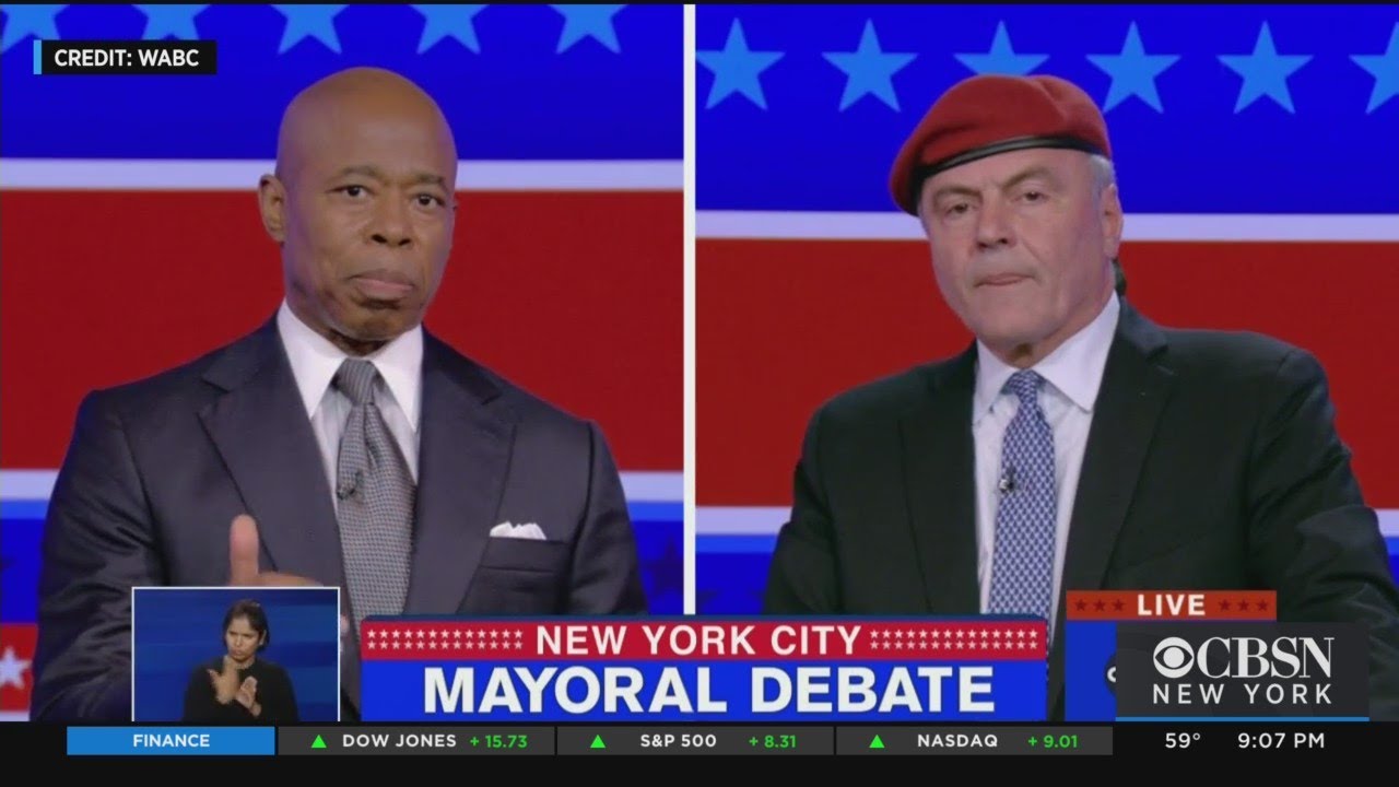 New York City Mayoral Candidates Eric Adams, Curtis Sliwa Hit The ...