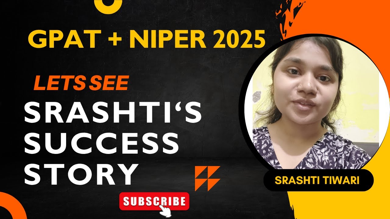 Srashti Tiwari GPAT & NIPER Qualified π | Pharmacy Success Story 2025 | Girl Power in Pharma