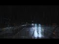 ☔️Lonely midnight drive on rainy highway