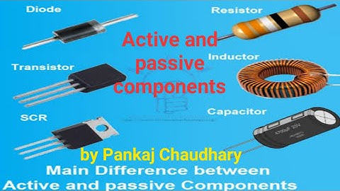 Electronics components, Active And Passive Components in Hindi.