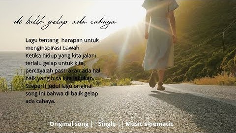 OFFICIAL MUSIC VIDIO  ( Dibalik gelap ada cahaya ) Musik Travelers single song Original Song