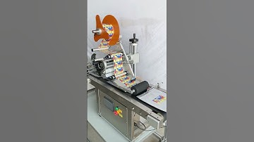 Tabletop Pouch Flat Surface Labeling Machine ( With Paging Machine) #labelingmachine #labeling
