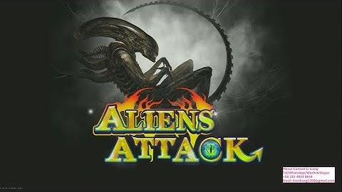 异形捕鱼游戏机Alien Attach fish table game for gambling video game