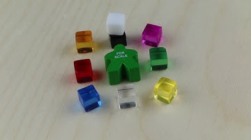 8mm Ice Cube - Board Game Pieces from The Game Crafter