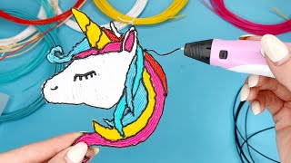 РИСУЮ ЕДИНОРОГА 3Д РУЧКОЙ // UNICORN 3D PEN