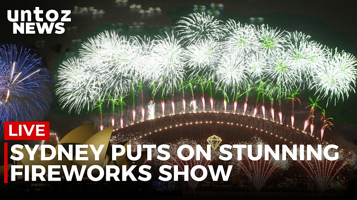 New Year 2025 LIVE: Sydney, Australia Puts On Stunning Fireworks Show