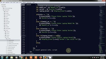 E-commerce Project in Code-igniter Framework Part-129 ( Add Validation in general info. section )