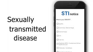 How to use STI notice: anonymous app to notify an STI to your partners screenshot 2