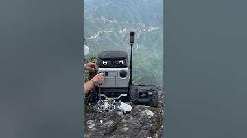 Charging two drones in the mountains with a Backpack?#coalax #drone #outdoorbackpack #lancer300 #dji