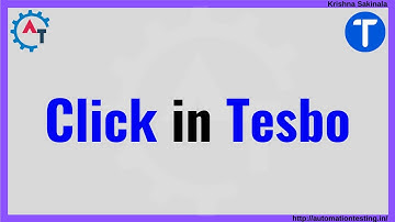 16. Click in Tesbo | Handle Buttons | Handle Links | Test Automation Framework|Hybrid Test Framework