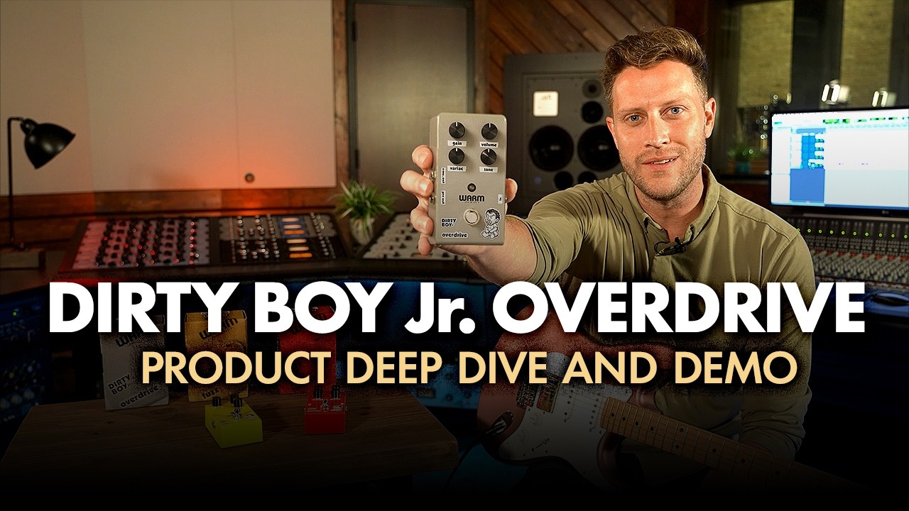 Dirty Boy Jr. Overdrive Product Deep Dive & Demo | Warm Audio x Dirty Boy Pedals Collaboration