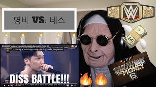 SMTM6 - Ness (네스) vs Young B (영비) @ 팀 배틀 미션 (Diss Battle) | REACTION!