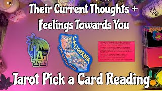 ⚡️Their Current Thoughts and Feelings Towards You!⚡️ Tarot Pick a Card Love Reading