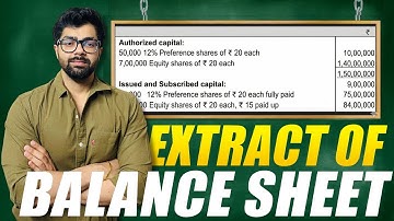 The only Video you need Issue Of Shares Balance Sheet