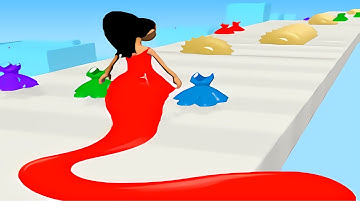 Flower Dress Run 👸🌹👗 All Levels Gameplay Trailer Android,ios New Game