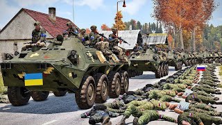 Just Happened Tonight! World Shocked, Horrible Massacre Russian Convoy Troops Escape, Ukraine Wins a