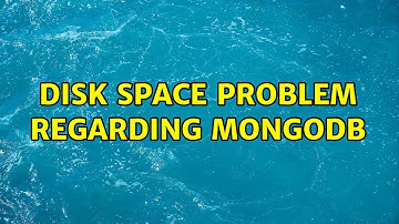 Disk space problem regarding MongoDB