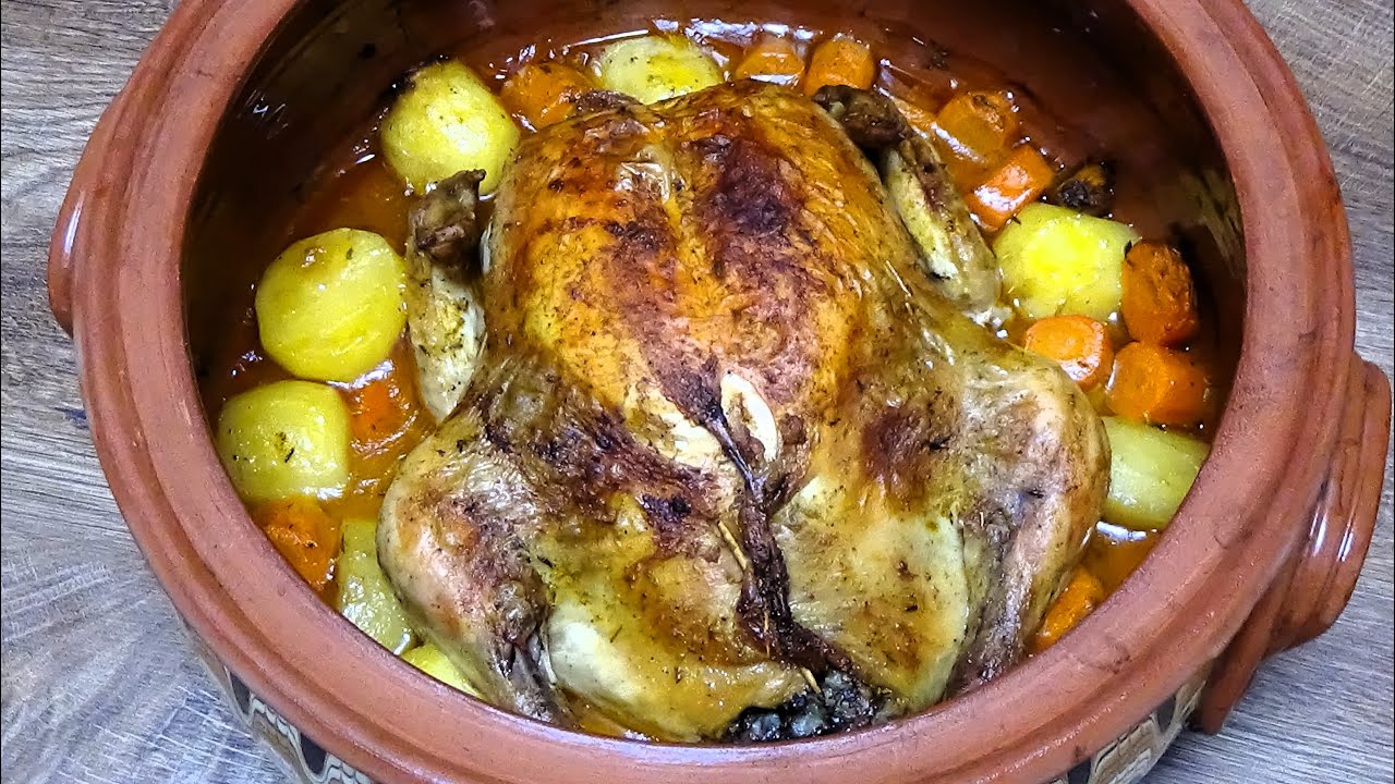 Фаршированная курица в Гювече. Вкусный рецепт, который поразит каждого!