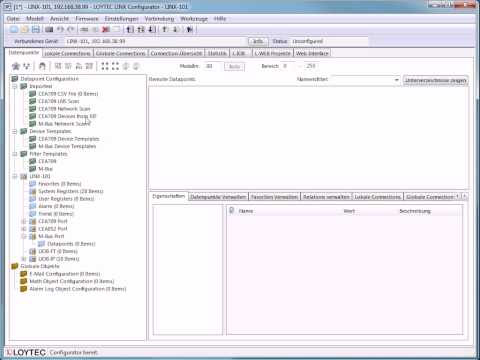 LOYTEC L-INX Configurator - Das Erstellen von Datenpunkten mit dem M-Bus Netzwerk-Scan [L001]